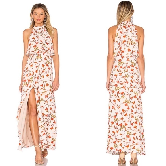 Lovers + Friends Golden Ray Maxi Dress NEW - Picture 1 of 8